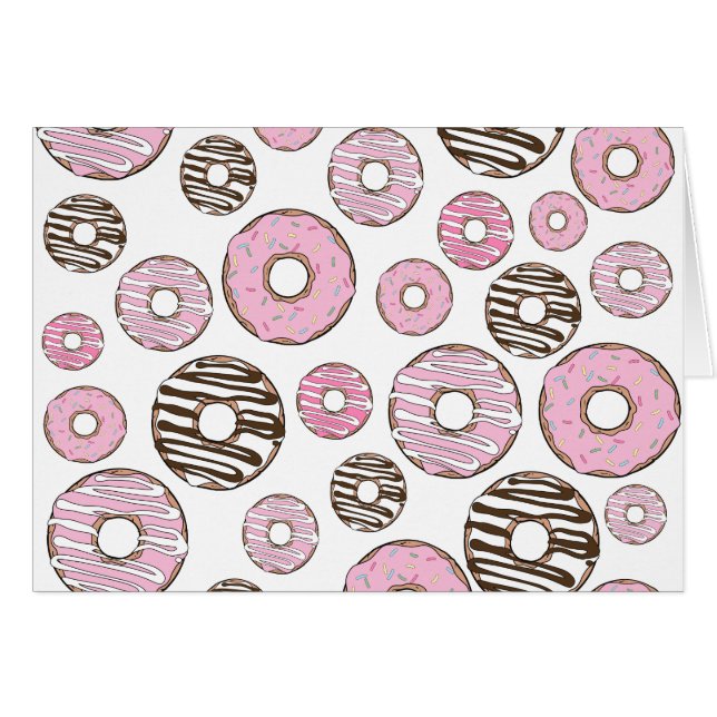 Donuts, rosa Donuts, weiße Donuts (Vorderseite (Horizontal))