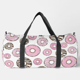 Donuts, rosa Donuts, weiße Donuts Duffle Bag