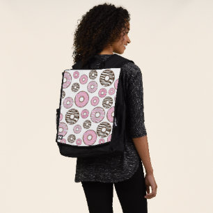 Donuts, rosa Donuts, weiße Donuts Rucksack