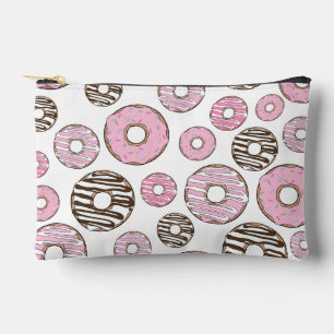 Donuts, rosa Donuts, weiße Donuts Zubehörtasche