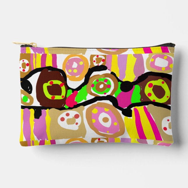 Donuts Spaß Zubehörtasche (Vorderseite)