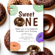 Donuts Sweet One 1. Geburtstag
