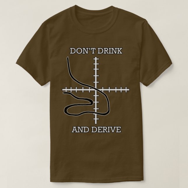 Donx27t trinken und ableiten 1 T-Shirt (Design vorne)