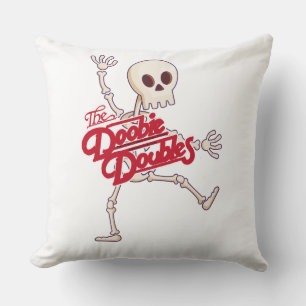 Doobie Doubles tanzen Skeleton Throw Kissen