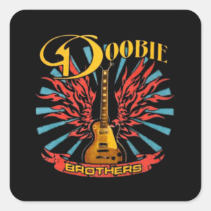 DOOBIENBRÜDER, DOOBIENBRÜDER, DOOBIE, BROT QUADRATISCHER AUFKLEBER