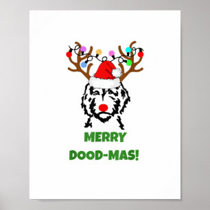 Dood Dood-Mas Funny Doodle Weihnachten Poster
