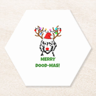 Dood Dood-Mas Funny Doodle Weihnachten Untersetzer