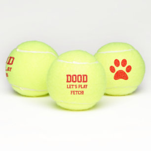 "Dood ließ uns Reichweite-spielen" Tennisbälle