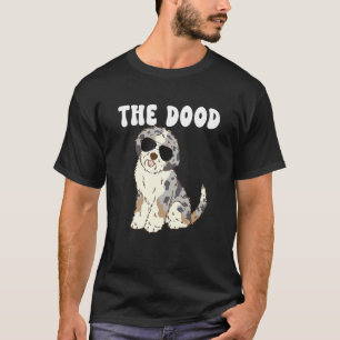 Dood Mama Blue Merle Aussiedoodle Doodle Dog Da T-Shirt