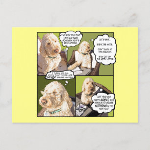 DoodDays Comics Carte postale Nouvel An