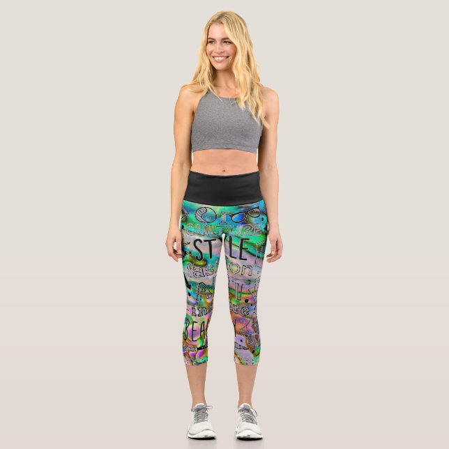 Doodding in Style High Waisted Capris (Vorderseite)