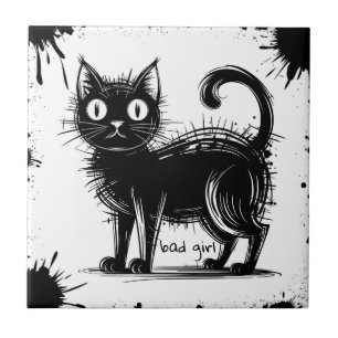 Doodkatze Fliese