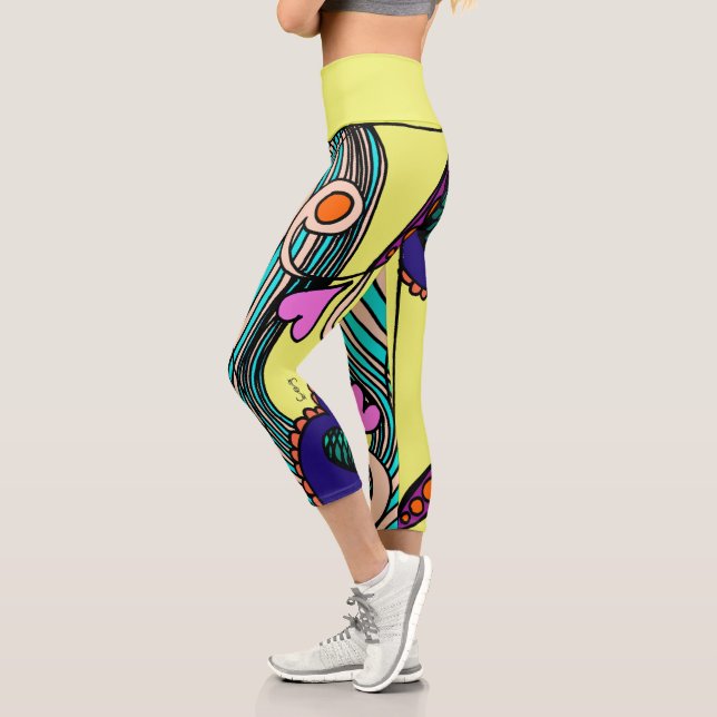 Doodle 1E Colors 3 Leggings (Gauche)