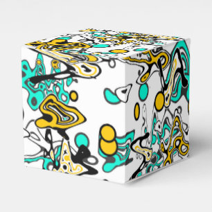 Doodle, abstrakt, kreativ geschenkschachtel