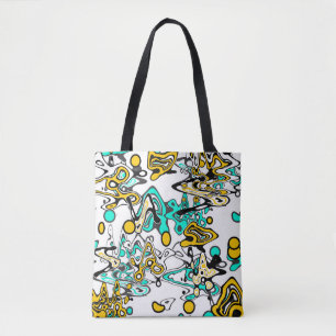 Doodle, abstrakt tasche