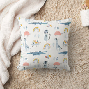 Doodle Animal Fun Muster Kissen