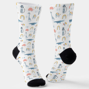 Doodle Animal Fun Muster Socken