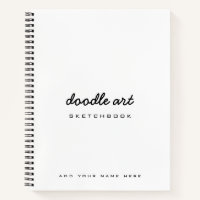 Doodle Art White Black Sketch