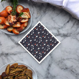 Doodle Astronaut Muster Serviette