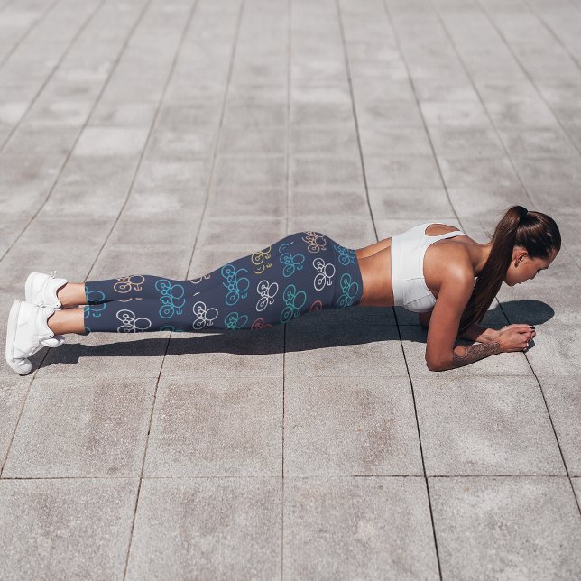 Doodle Bicycle Leggings (Von Creator hochgeladen)