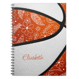 Doodle-Blume Basketball Notizblock