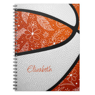 Doodle-Blume Basketball Notizblock