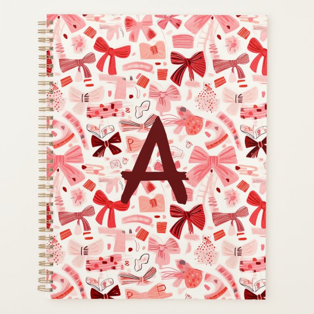 Doodle Bows Initial Planer (Vorderseite)