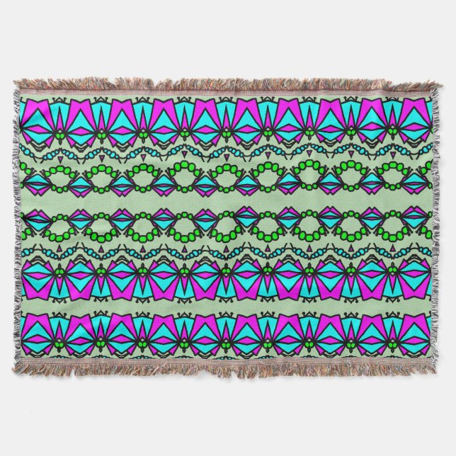 Doodle Bug Blume Decke (Vorderseite)