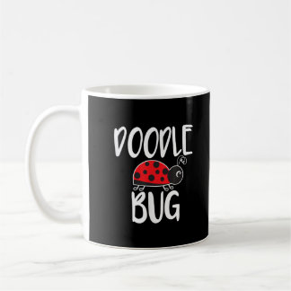 Doodle Bug Ladybug Funny Doodle Kaffeetasse