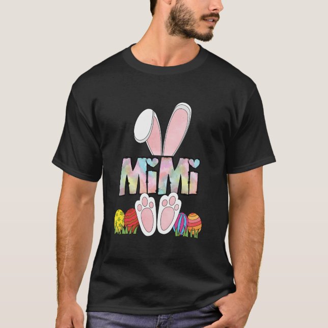 Doodle Bunny Mama Mini Bunny Mama Osterfest T-Shirt (Vorderseite)