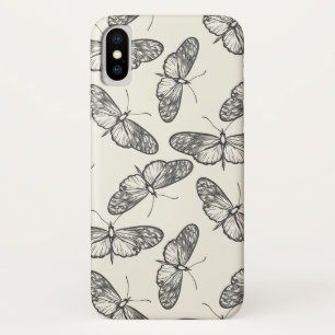 Doodle Butterfly/Moth Pattern Case-Mate iPhone Hülle