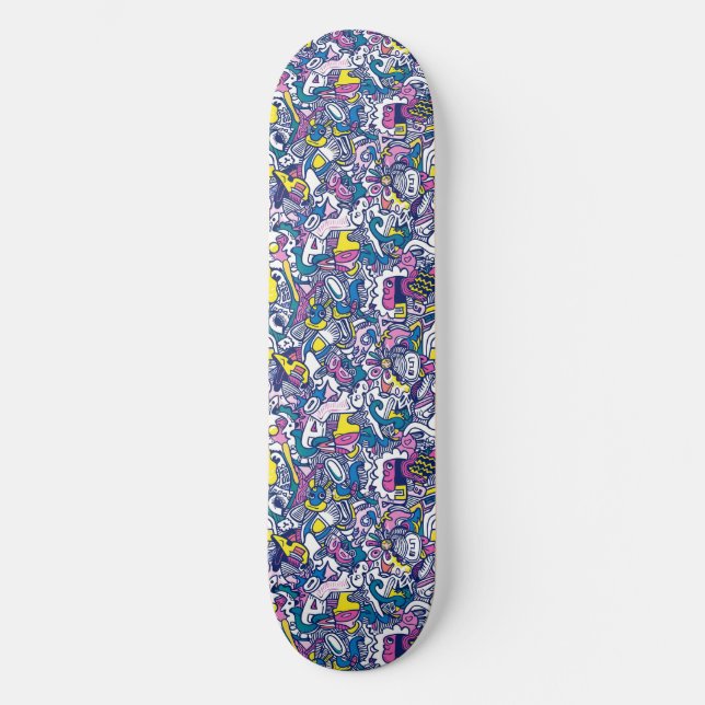 Doodle Chaos Skateboard Deck (Recto)