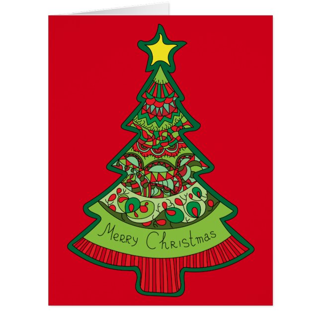 Doodle Christmas Tree (Vorderseite)