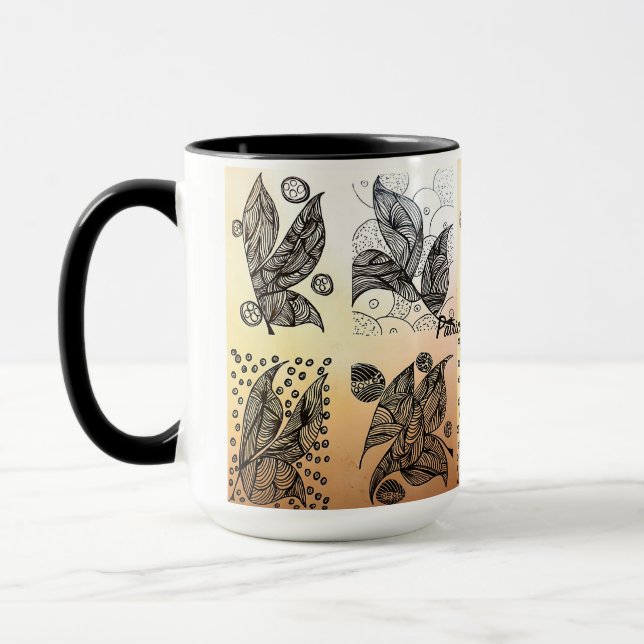 Doodle Coffee Tasse (Links)