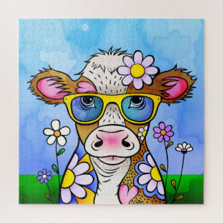 Doodle Cow Portrait
