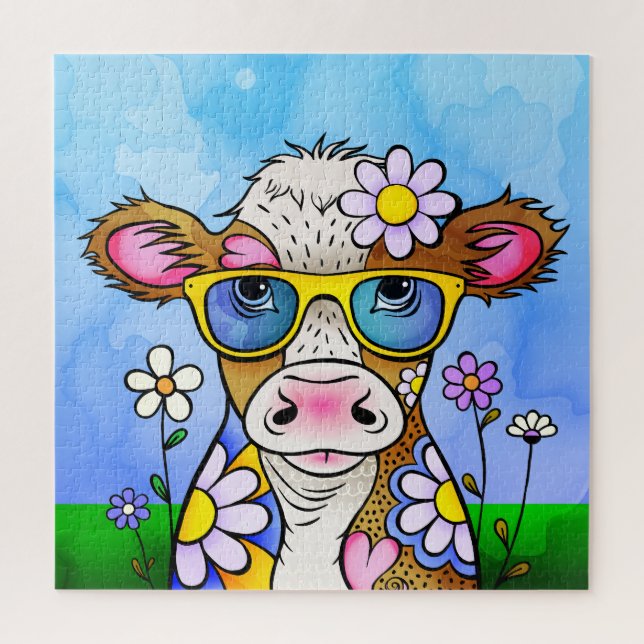 Doodle Cow Portrait (Vertikal)