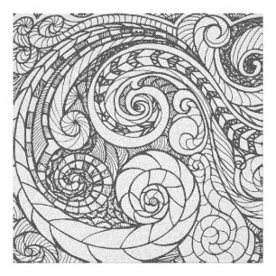 Doodle-Design-Fotovergrößerung Fotodruck
