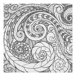Doodle Design Photo Enlargement Fotodruck