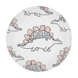 Doodle Dinosaurier: Handgezogener Spaß. Schneidebrett