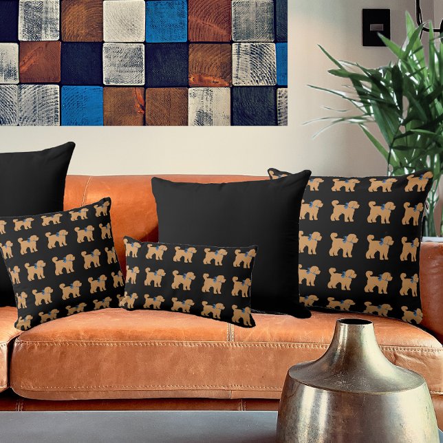  Doodle Dog Decor Black and Tan Kissen (Von Creator hochgeladen)