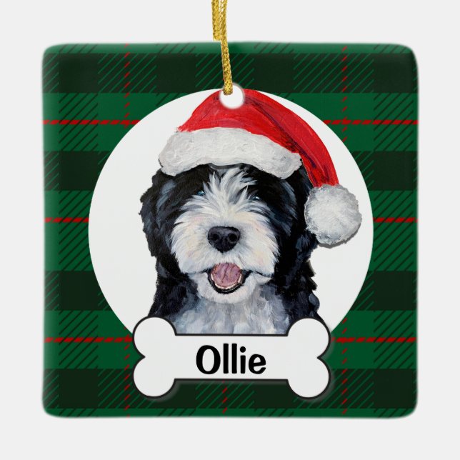 Doodle Dog Ornament (Vorderseite)