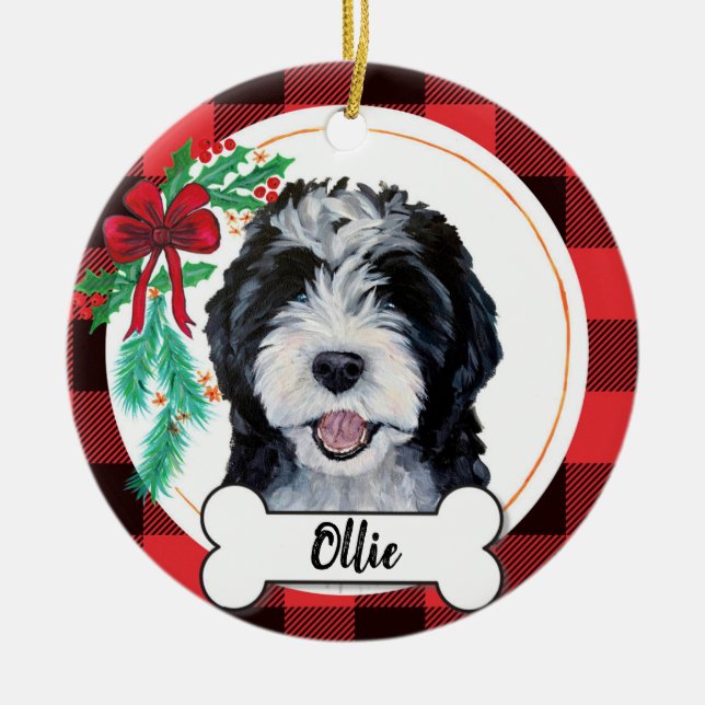 Doodle Dog Ornament (Vorne)