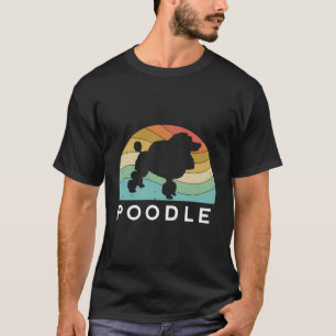 Doodle Dog Retro Vintage Doggy Mama Vater Dose Dos T-Shirt
