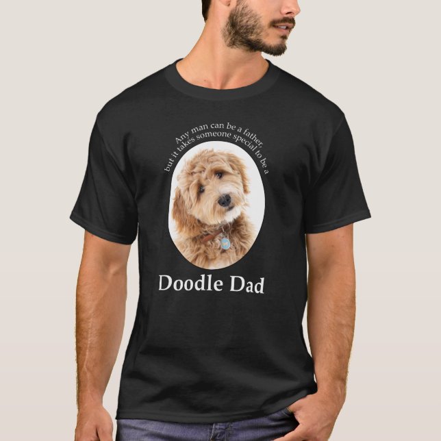 Doodle Dog Vater T-Shirt (Vorderseite)