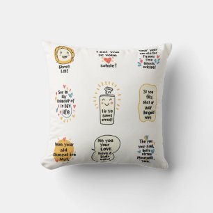 Doodle Dreams: Tragen Sie Ihren inneren Sonnensche Kissen