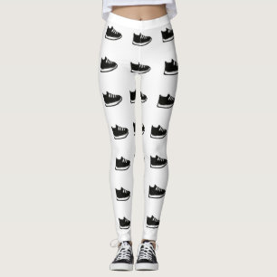 Doodle en chaussure blanche Leggings
