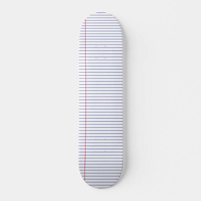 Doodle es dein Selbstpapier Skateboard (Vorne)