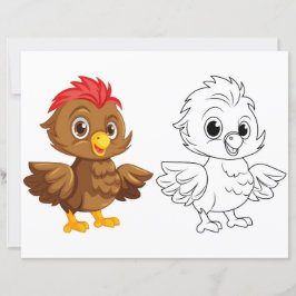 Doodle-Färbungsseite des Cartoon auswählen