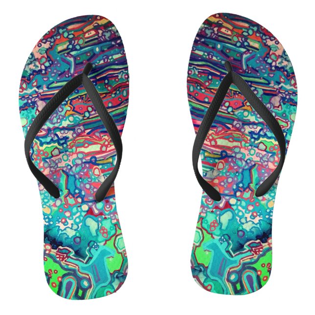 Doodle Flip Flops (Fußbett)