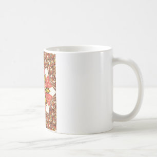 Doodle floral Art Print Kaffeetasse